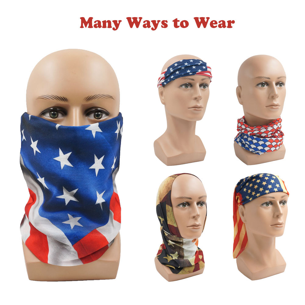USA Flag Pattern Sun Protectiv - đánh giá và giá Cycling Gear Men