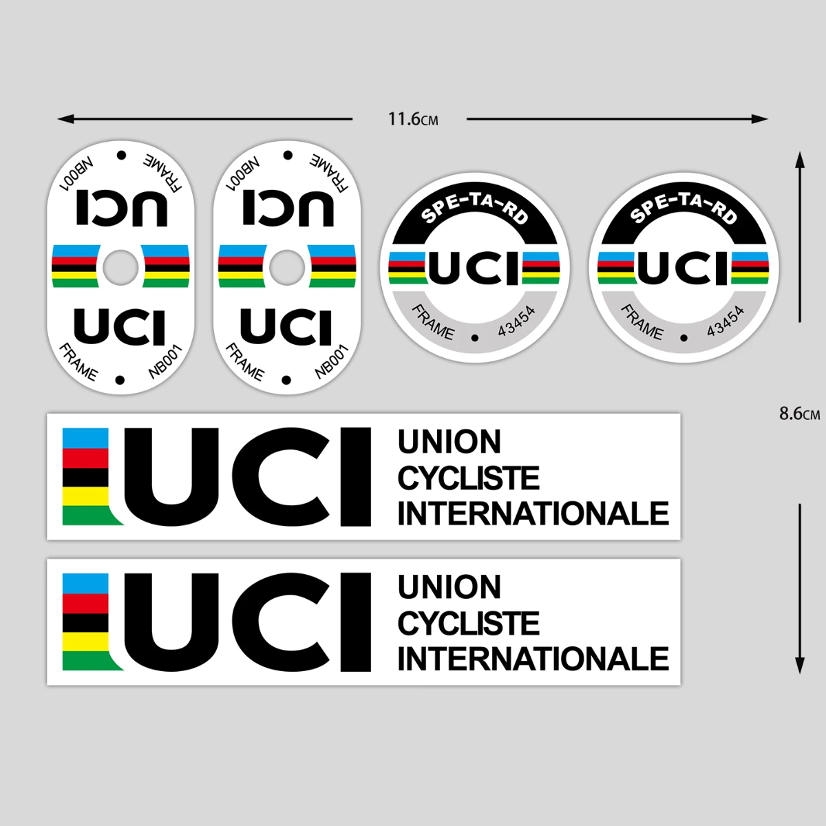UCI Cycling Frame Stickers Dur - đánh giá và giá Aero Cycling Helmet