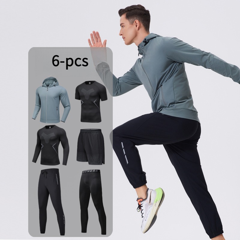 Men's 6-Piece Sportswear Set w - đánh giá và giá Cycling Gear Men