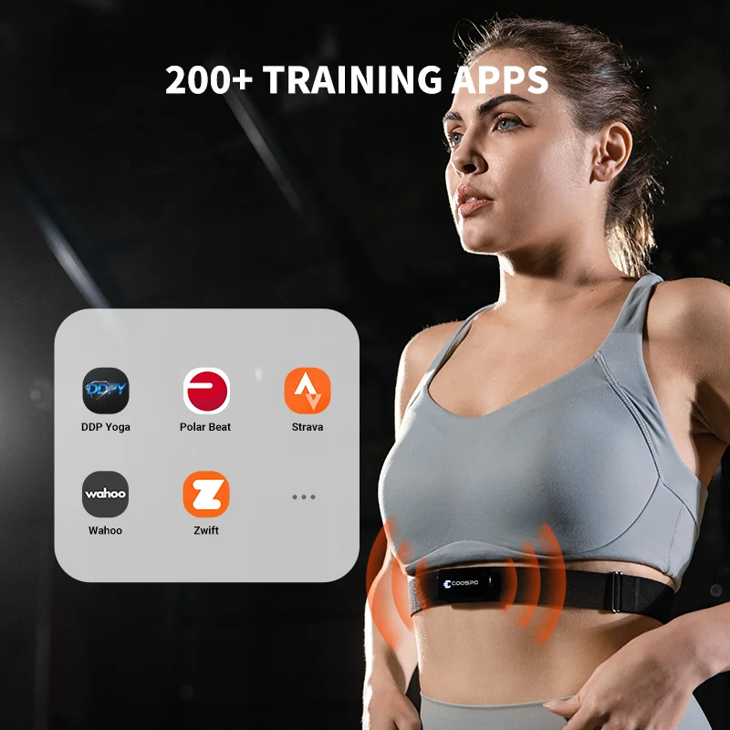 COOSPO H9Z Rechargeable Heart  - đánh giá và giá Cycling Zwift