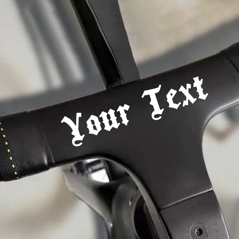 1PC Custom Text Height3.5CM Pe - đánh giá và giá Cycling Gear Sale