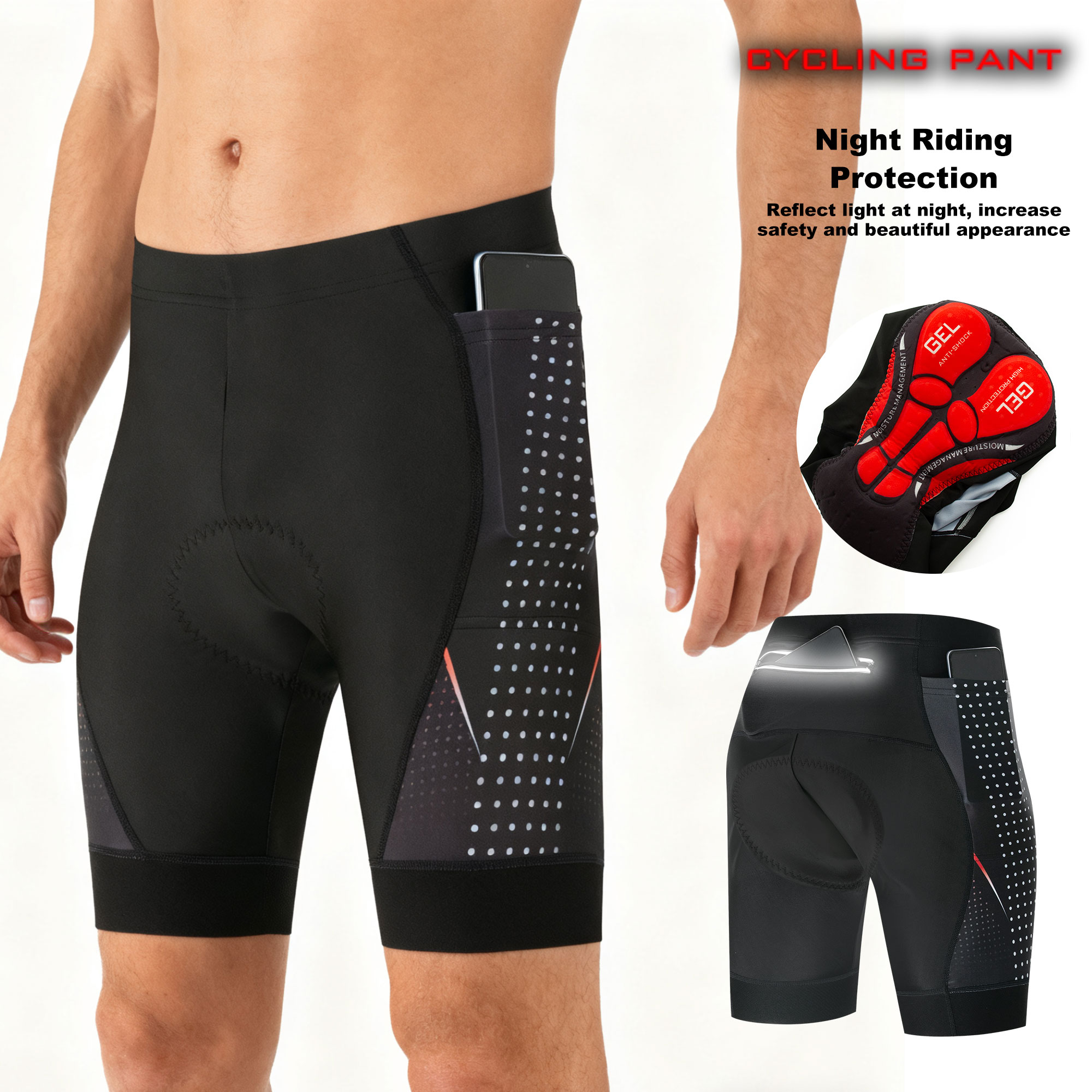 Premium Road Bike Shorts With  - đánh giá và giá Cycling Gear Padding
