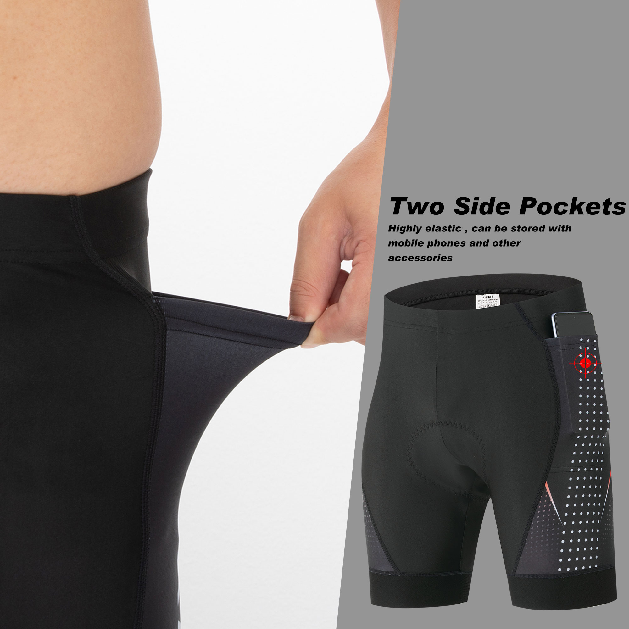 Premium Road Bike Shorts With  - đánh giá và giá Cycling Gear Padding
