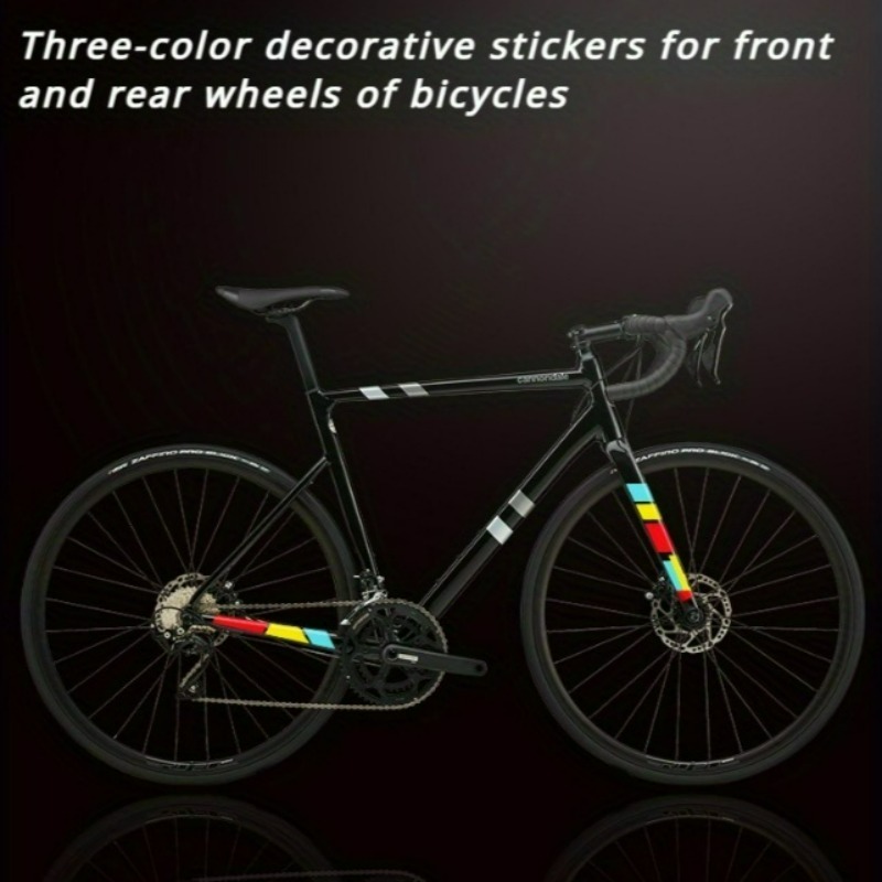 14Pcs 2D 3-Color Striped Bike  - đánh giá và giá Cycling Gear Sale