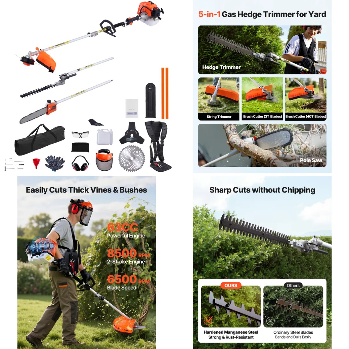 Gas Hedge Trimmer, 2 Cycle Gas - đánh giá và giá Cycling Gears