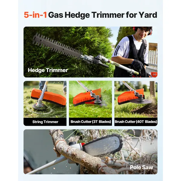 Gas Hedge Trimmer, 2 Cycle Gas - đánh giá và giá Cycling Gears