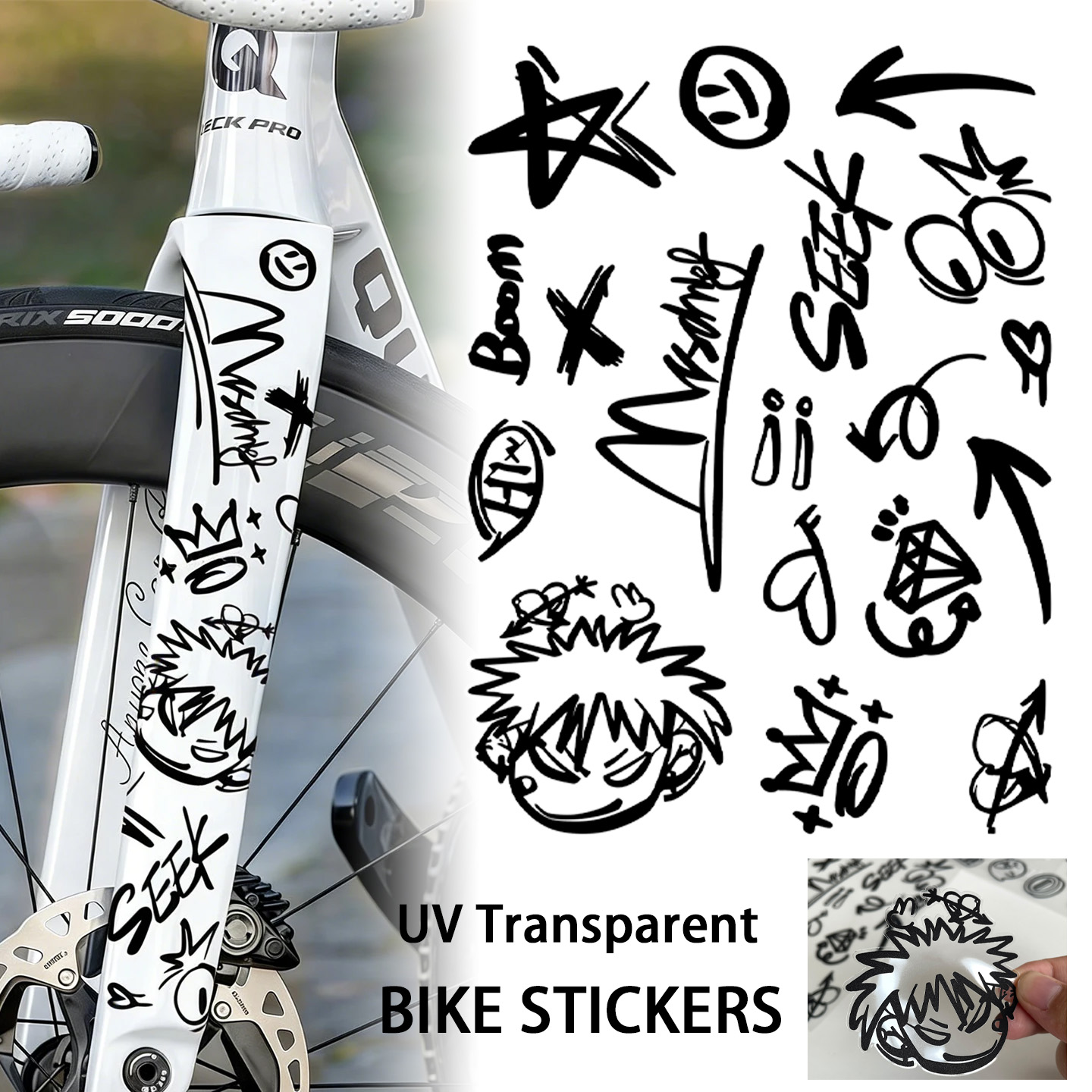 UV Transparent Graffiti DIY Bi - đánh giá và giá Aero Cycling Helmet