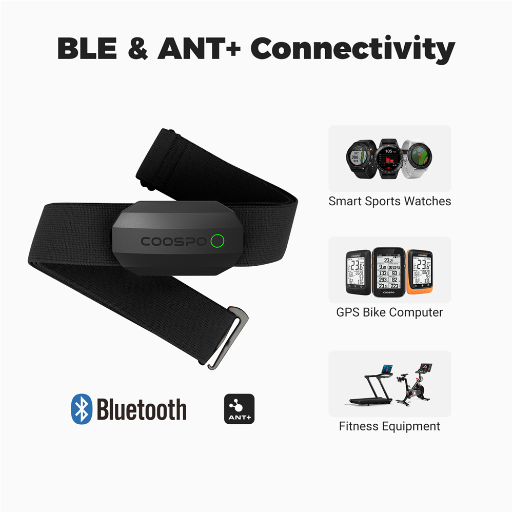COOSPO H808S Heart Rate Sensor - đánh giá và giá Cycling Zwift